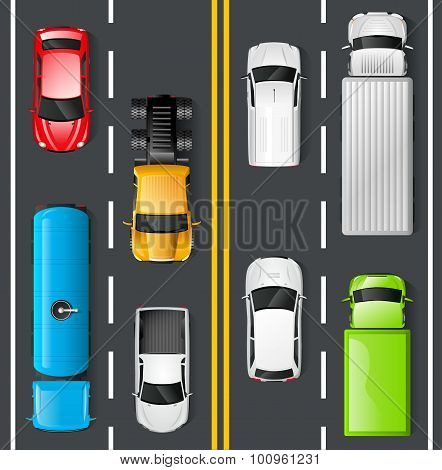 Traffic Top View