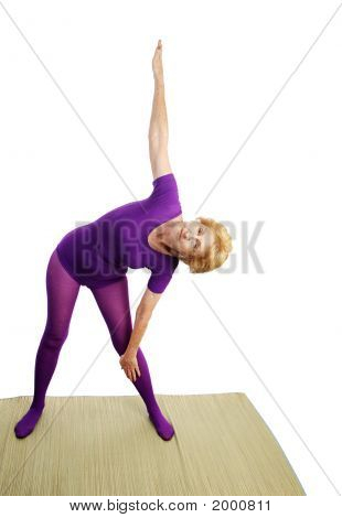 Yoga Senior - posa triangolo