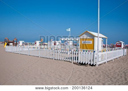 22 july 2017-caorle-italy-Caorle beach beautiful Venetian cityitaly