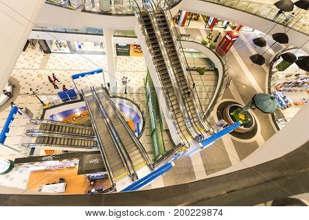 NAKHONRATCHASIMA THAILAND - JUNE 30 2017: Terminal 21 korat Shopping and Entertainment Center NAKHONRATCHASIMA THAILAND.
