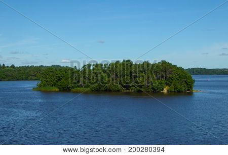 Landscape on the River Volga, Chuvashia, Russia