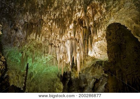 The Big Room in Carlsbad Caverns, New Mexico