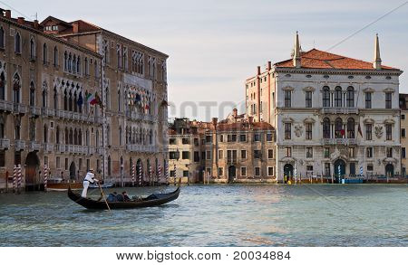 Gondola krydser Canal Grande