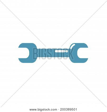 wrench equiment service industry tool vector illustration