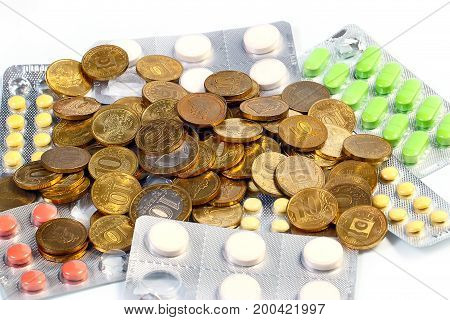 Russian melallic ruble and tablet drugs as an element of health