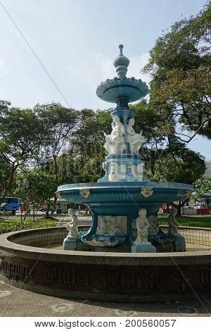 Tan Kim Seng Fountain In Singapore