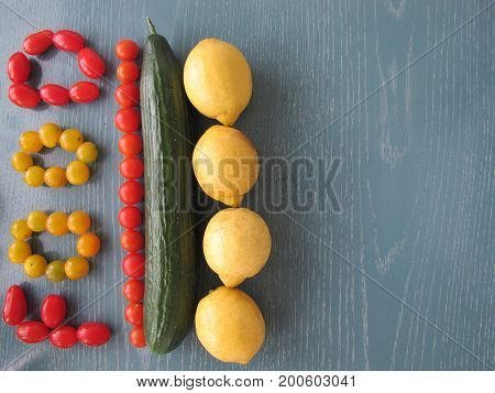 A delicious selection of fresh vegetables with brilliant colors