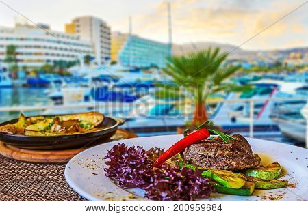 The Restaurants In Eilat's Port