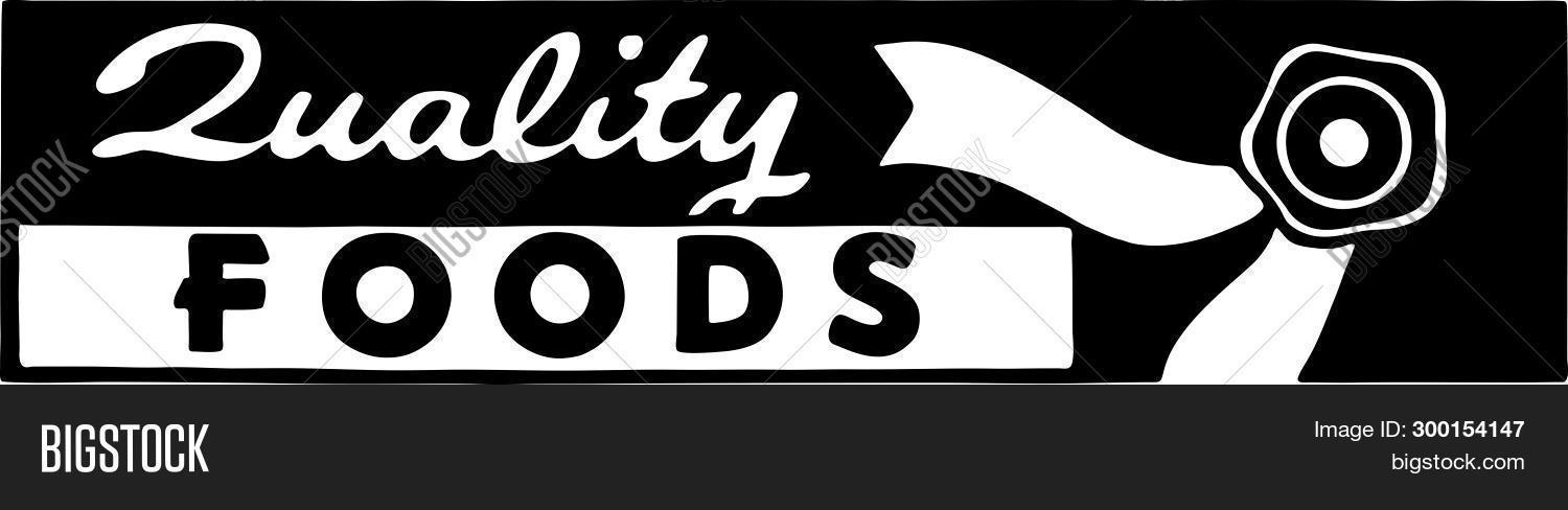 Quality Foods Retro Vector Photo Free Trial Bigstock