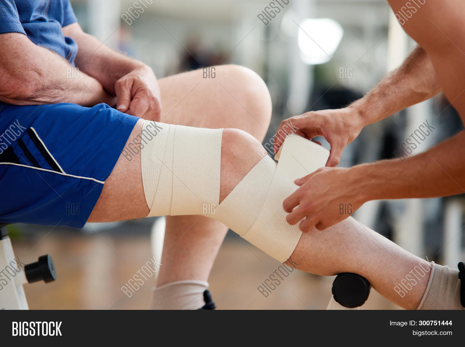 Senior Man Bandage On Image & Photo (Free Trial) Bigstock