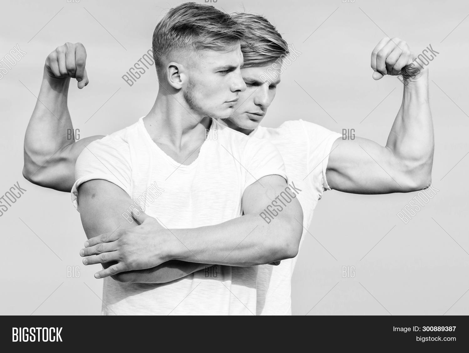 Men Twins Muscular Image & Photo (Free Trial) Bigstock