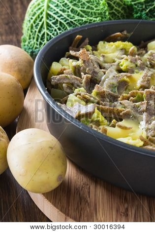 Pizzoccheri italské domácí těstoviny.