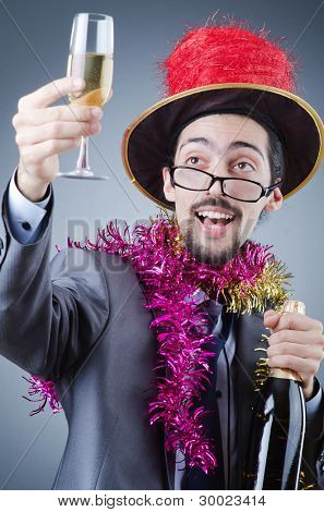 Zauberer in der Business-Anzug