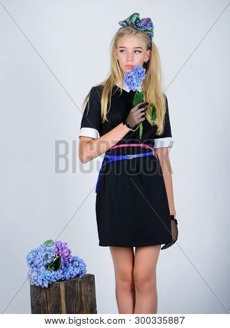 Formal Uniform Elite School College Or Housemaid. Vintage And Retro Style. Vintage Model. Elegance I