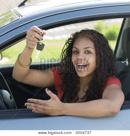 Teen Driver med nøgler