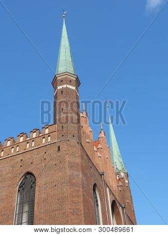 the old City of gdansk in poland