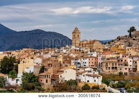 Idyllic Old Town Polop, Costa Blanca, Alicante, Spain In Western Europe