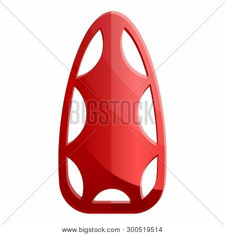 Rescue Buoy Icon. Cartoon Of Rescue Buoy Vector Icon For Web Design Isolated On White Background