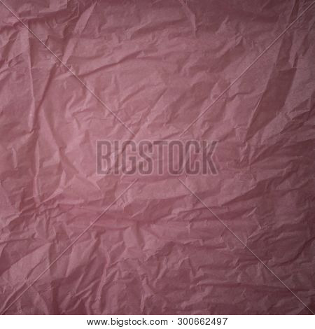 Background Made Of  Redcrumpled Dark Red Paper