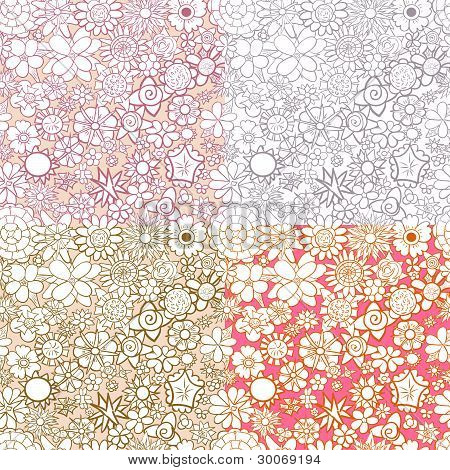 Seamless pattern fiore