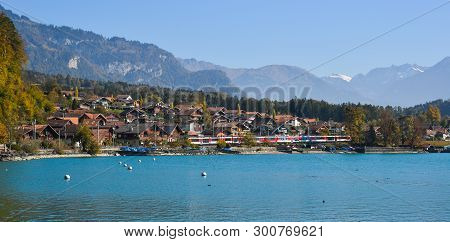 Lake Town Of Brienz, Switzerland