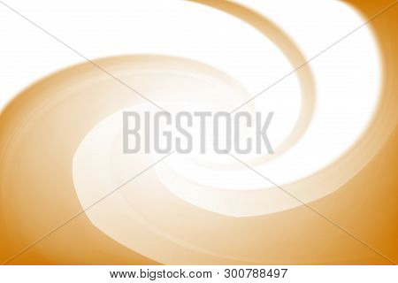 Blurred White And Gold Colors Twist Wave Colorful Effect For Background, Illustration Gradient In Wa
