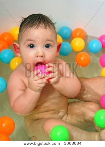 Das Kind Baden In Badewanne