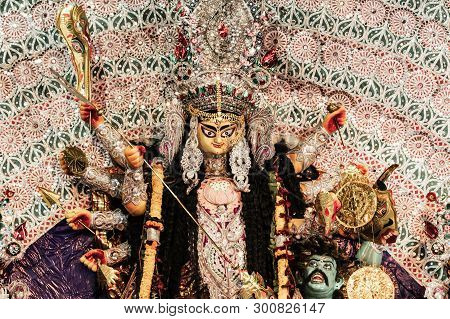 Durga Idol - Durga Puja Navrata, West Bengal, India