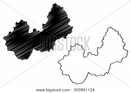 Nuristan Province (islamic Republic Of Afghanistan, Provinces Of Afghanistan) Map Vector Illustratio