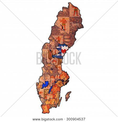 Vasternorrland On Map Of Swedish Counties