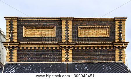 Armidale, Australia - April 10, 2019: Variety Of Heritage Listed Building Facades Erected In Late 19