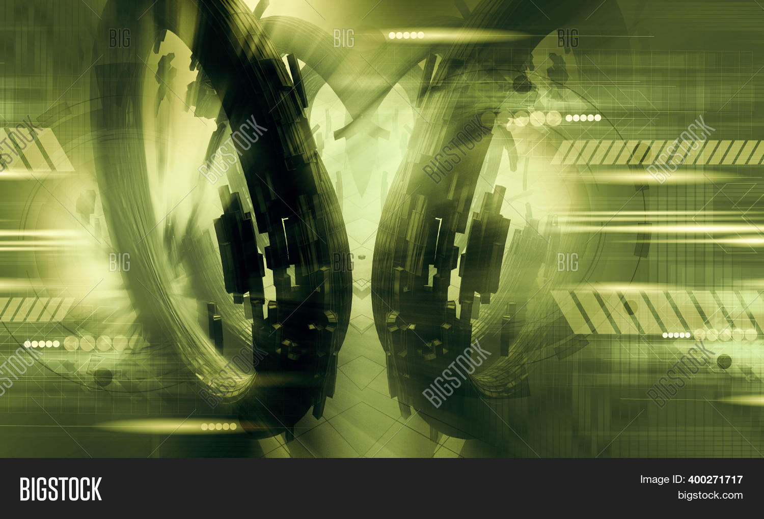 High Tech Concept Renders 3D Rendering Abstract Image & Photo (Free Trial) | Bigstock