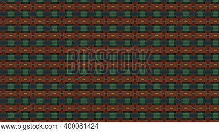 Psychedelic Effect Of Blinking Bright Rows With Kaleidoscopic Effect. Media. Geometric Small Figures
