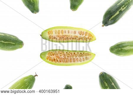 Ivy Gourd,tindly,or Coccinia Grandis, Family Cucurbitaceae From South India