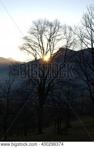 Incredible Autumn Mood In Triesenberg In Liechtenstein 18.11.2020