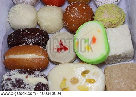 Tasty Sweet Closeup On Box