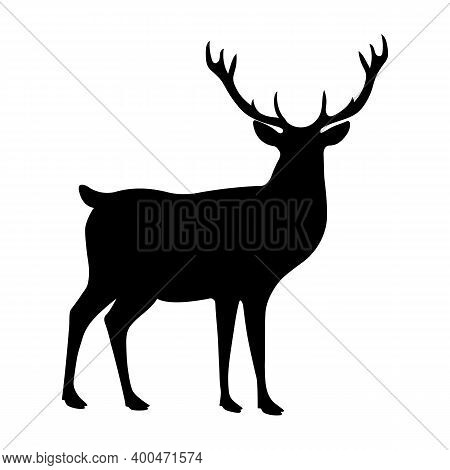 Red Deer Silhouette Vector &amp; Photo (Free Trial) | Bigstock