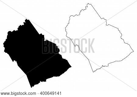 Morgan County, State Of Tennessee (u.s. County, United States Of America, Usa, U.s., Us) Map Vector 