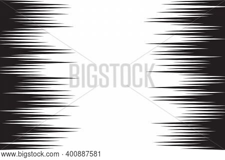 Speed Line Fast Motion Background. Comic Illustration