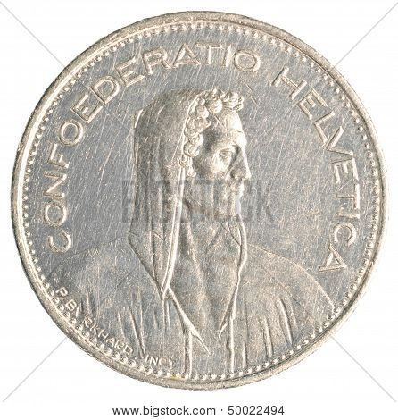 5 Swiss Francs Coin