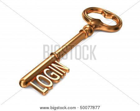 Login - Golden Key.