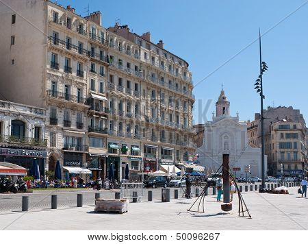 The Church In The Old Port Of Marseille