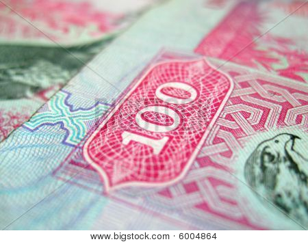 UAE pengeseddel Close-up