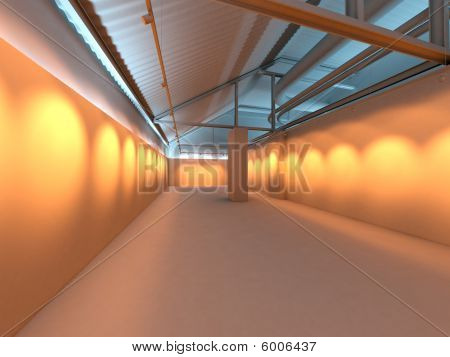 石膏空空白ギャラリー展インテリア工場