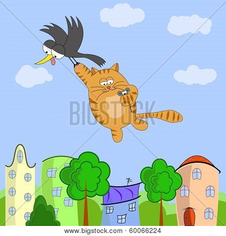 Flying Cat