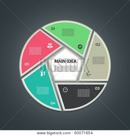 Vector Progress Background / Product choice or Version.