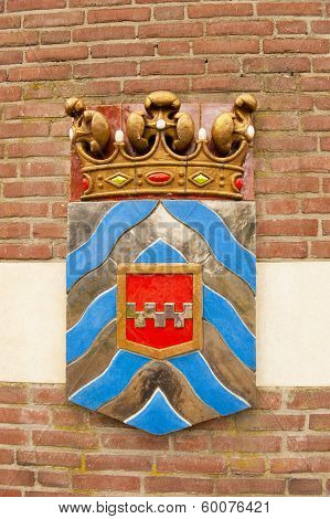 Ancient Shield Of Former Polder District