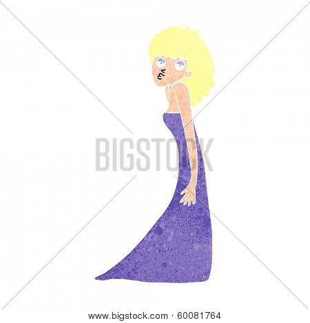 cartoon woman pulling photo face