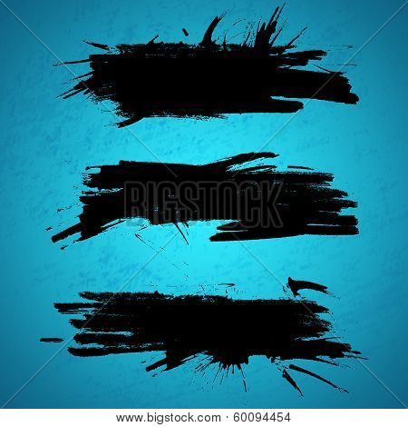 Set of grunge banners.
