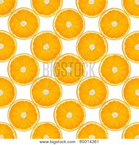 Background With Citrus-fruit Of Orange Slices. Close-up. Studio Photography.